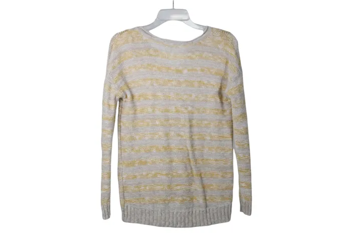Maurices Earrings Maurices Yellow Striped Sweater XS