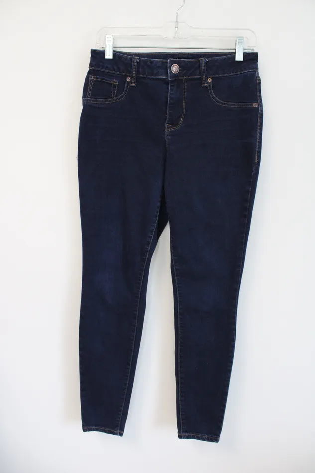 Maurices High Rise Dark Wash Jeans S Regular Maurices Earrings