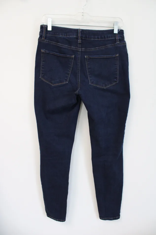 Maurices High Rise Dark Wash Jeans S Regular Maurices Earrings