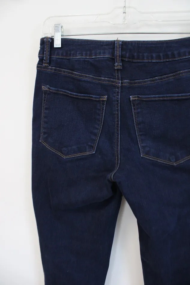 Maurices High Rise Dark Wash Jeans S Regular Maurices Earrings
