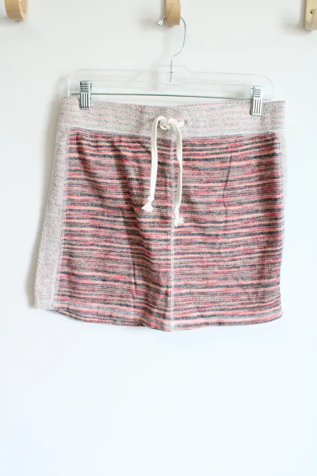 Maurices Pink Gray Heathered Skirt M Maurices Earrings