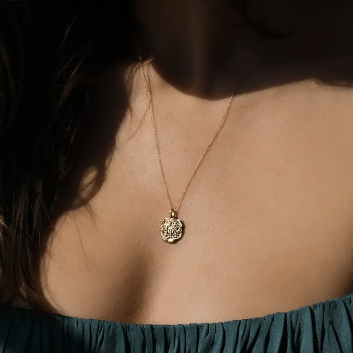 Medusa Molten Mini Medallion COMMON ERA Earrings