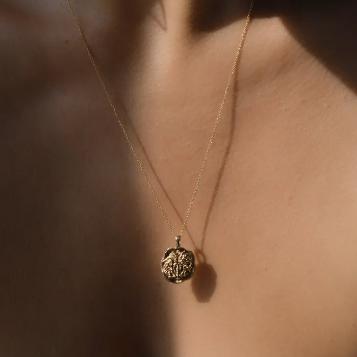 Medusa Molten Mini Medallion COMMON ERA Earrings