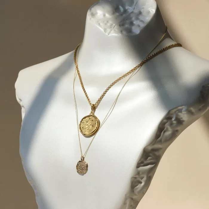 Medusa Molten Mini Medallion COMMON ERA Earrings