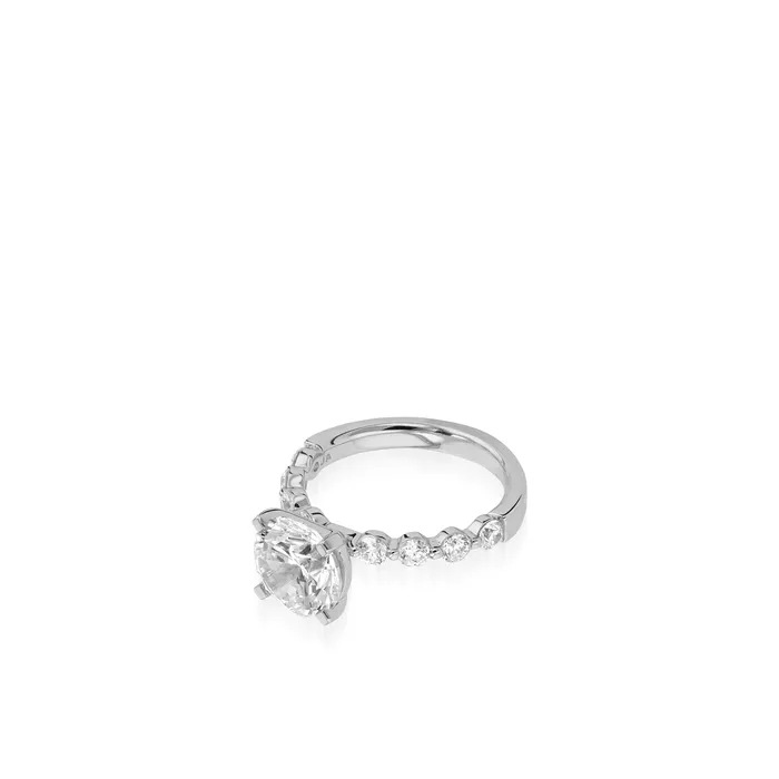 Mira White Gold Engagement Ring John Atencio Rings