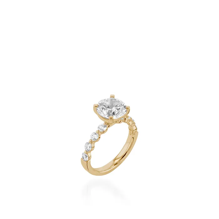 Mira White Gold Engagement Ring John Atencio Rings