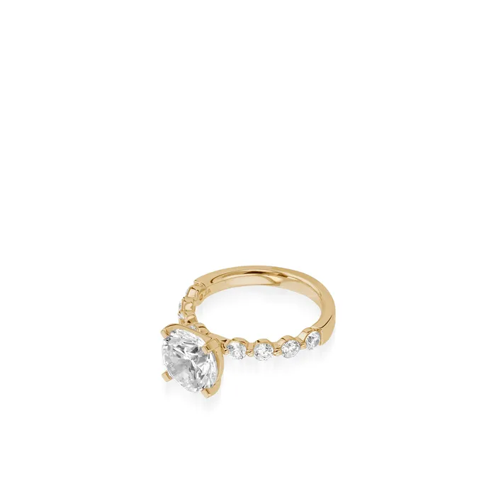 Mira White Gold Engagement Ring John Atencio Rings