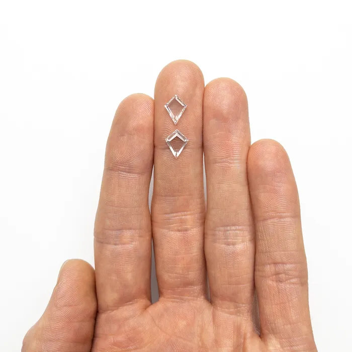 Misfit Diamonds Rings 180cttw 2pc 973x733x182mm 1015x782x158mm VVSVS DH Kite Portrait Cut Matching Pair 1985448
