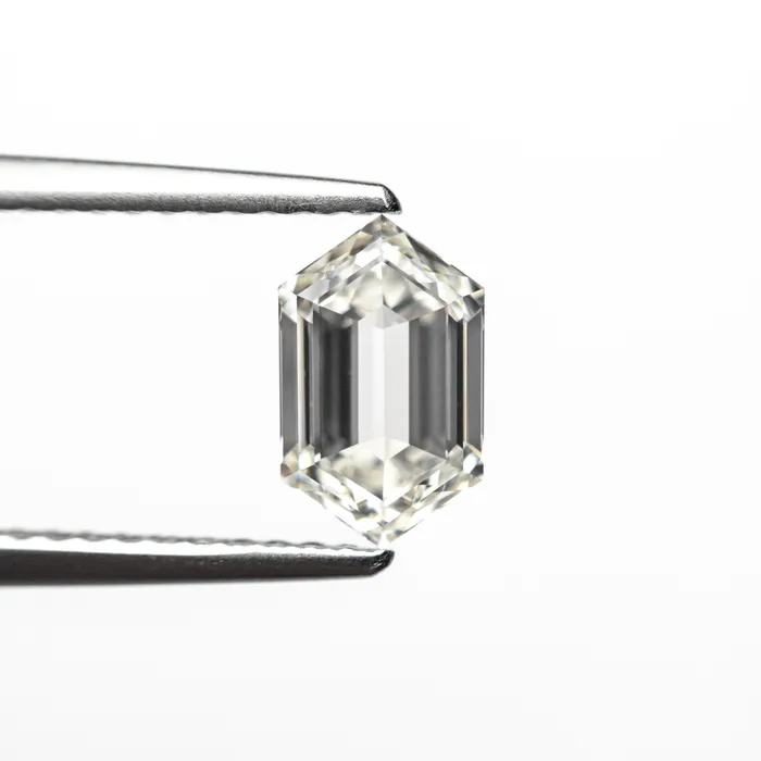 Misfit Diamonds Rings White Step Cut Diamond 103ct Hexagon