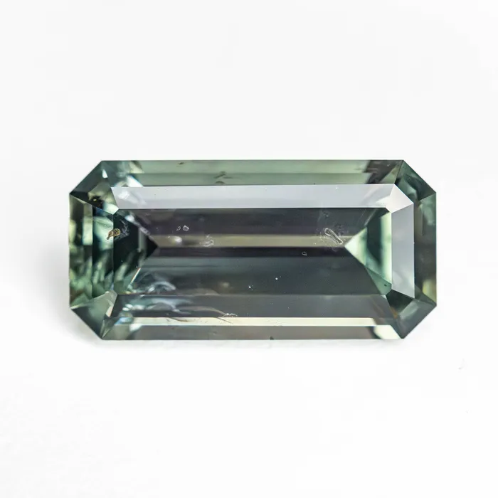 Misfit Gems Rings GreenTeal Step Cut Sapphire 310ct Cut Corner Rectangle Misfit Gems Rings GreenTeal Step Cut Sapphire 310ct Cut Corner Rectangle