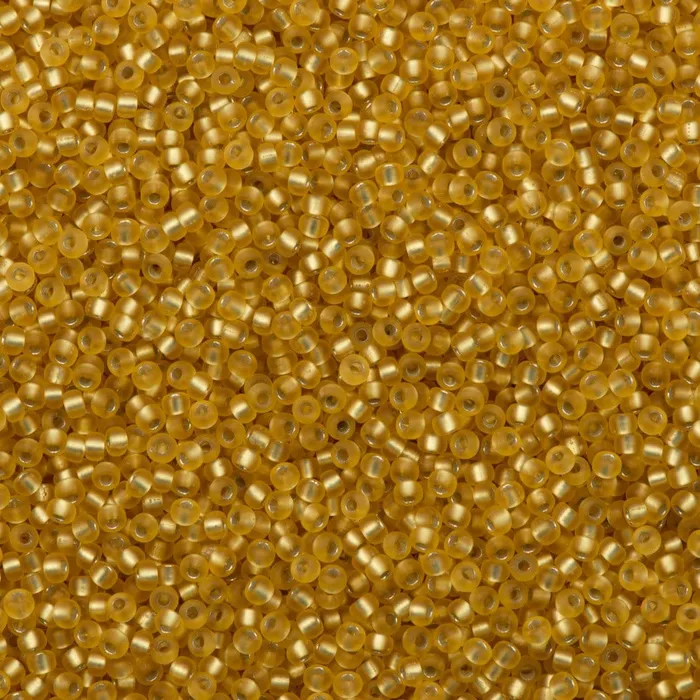 Miyuki Seed Beads 1501902 Semimatte Silver Lined Gold 10 Gr Peppy Beads Earrings Miyuki Seed Beads 1501902 Semimatte Silver Lined Gold 10 Gr Peppy Beads Earrings