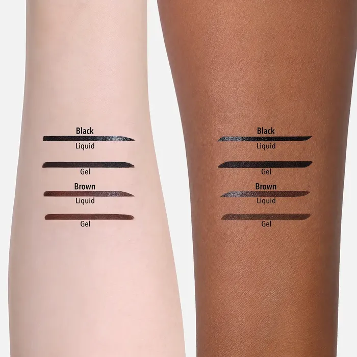 Moira Cosmetics Double Ended Gel Liquid Eyeliner Brown Earrings