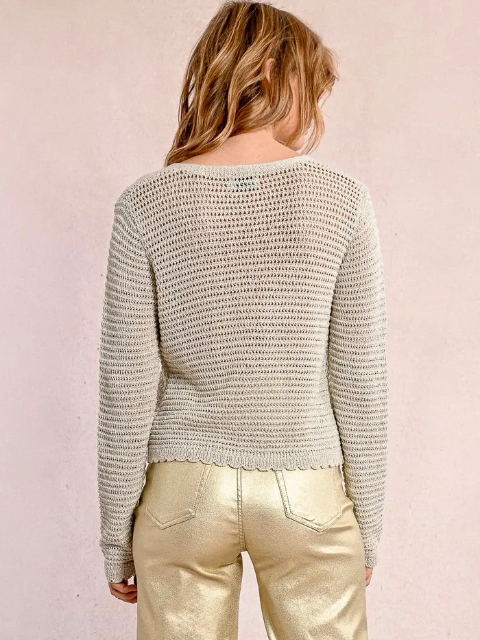 Molly Bracken Earrings Paco Knitted Cardigan