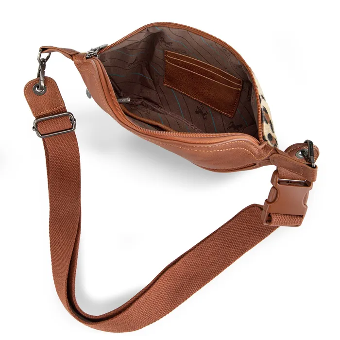 MONTANA WEST Earrings Montana West Tooled Collection Fanny Pack Leopard