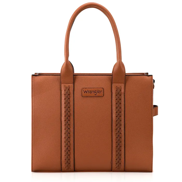 MONTANA WEST WRANGLER CARRY ALL MINI TOTE CROSSBODY BROWN Earrings