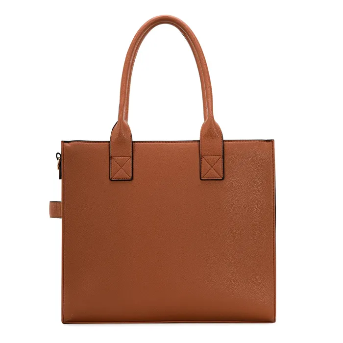 MONTANA WEST WRANGLER CARRY ALL MINI TOTE CROSSBODY BROWN Earrings