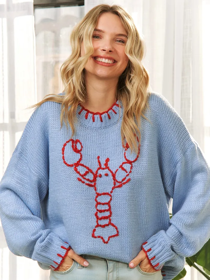 My Lovely Lobster Sweater Sweet Generis Earrings