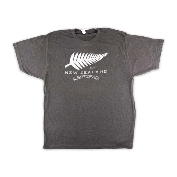 National New Zealand Symbol 2XL Tee Shirt Heather Gray GREATMOUNTAINWE Earrings