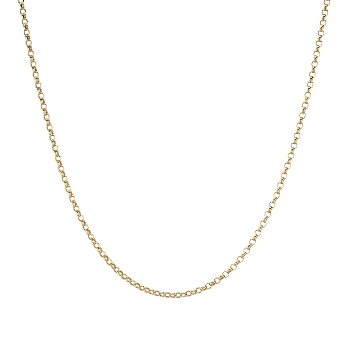 Necklaces 14 Karat Yellow Gold Rolo Chain RACHEL LYNN CHICAGO