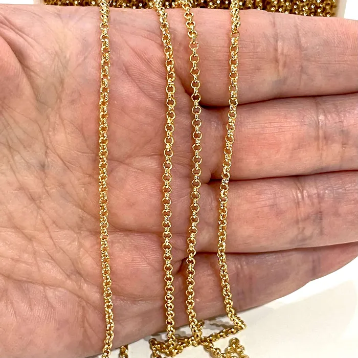 Necklaces 24Kt Gold Plated Belcher Chain 2MM Gold Plated Belcher Chain Peppy Beads Necklaces 24Kt Gold Plated Belcher Chain 2MM Gold Plated Belcher Chain Peppy Beads