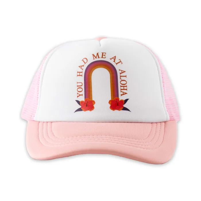 Necklaces BRKSALES Reign Skye You Had Me at Aloha Trucker Hat Toddler or Youth Size