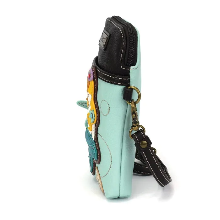 Necklaces Chala New Style Mermaid Crossbody Cellphone Purse Light Blue CHALAGROUP