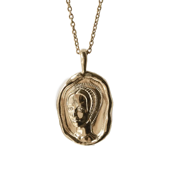 Necklaces COMMON ERA Anne Boleyn Molten Gold Pendant