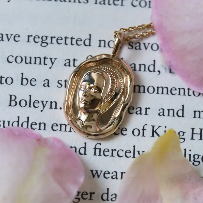 Necklaces COMMON ERA Anne Boleyn Molten Gold Pendant