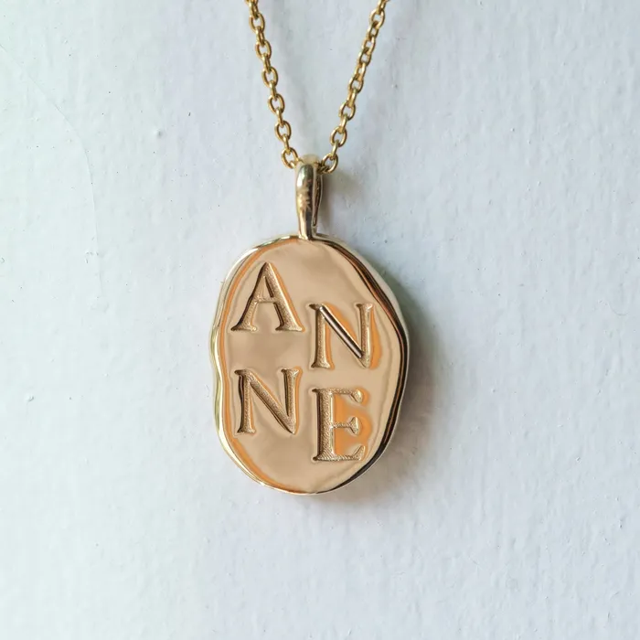 Necklaces COMMON ERA Anne Boleyn Molten Gold Pendant