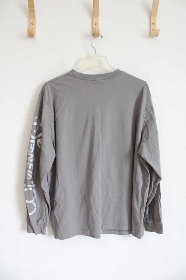 Necklaces Disney Gray Mickey Minnie 100 Years Of Wonder Long Sleeved Top XL Disney