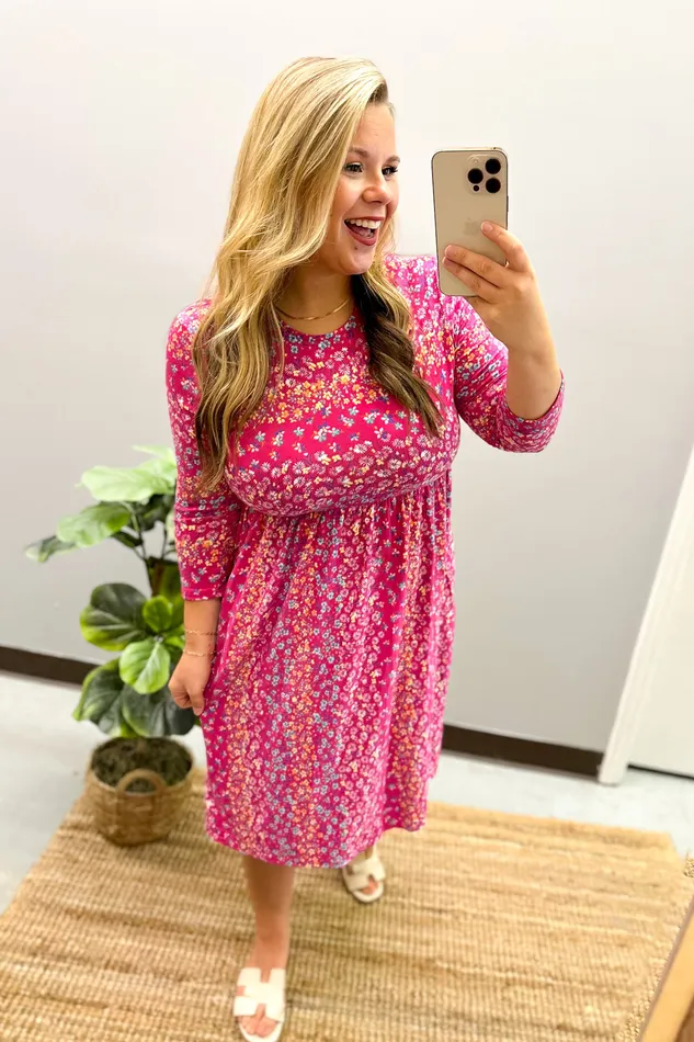 Necklaces Haptics Go On With It Floral Babydoll Dress
