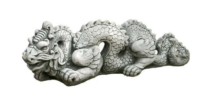 Necklaces Japanese Dragon Garden Statue La Campania