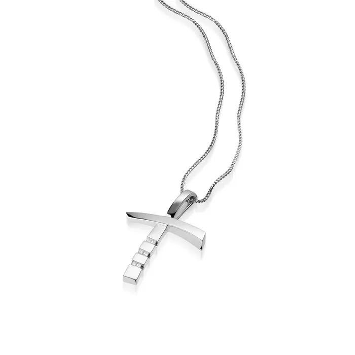 Necklaces John Atencio Devotion Diamond Cross Pendant Necklace