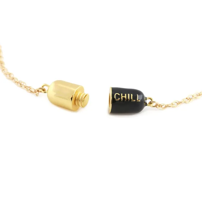 Necklaces Kris Nations Big Chill Pill Chain Necklace