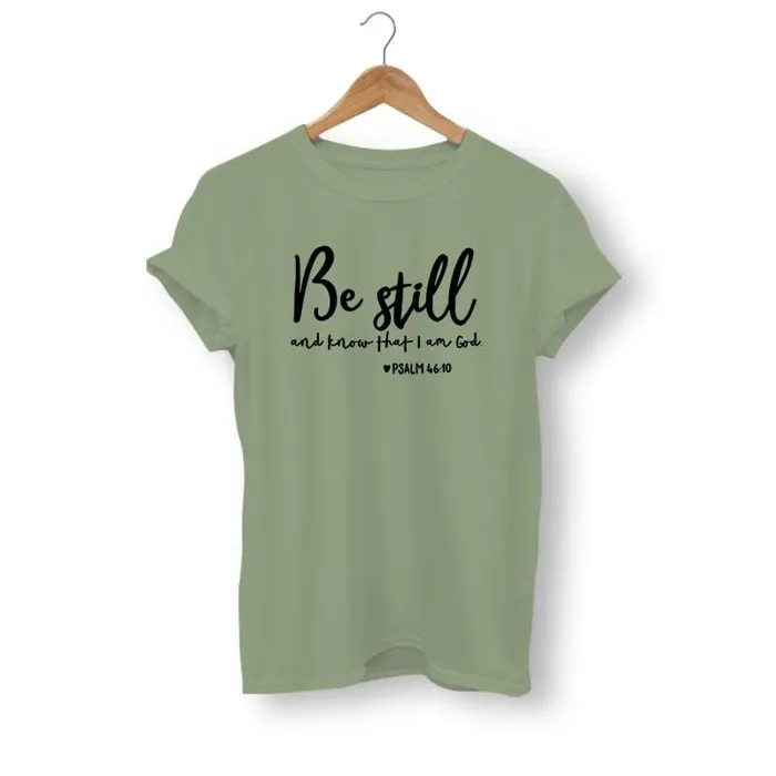 Necklaces Lords Guidance Christian TShirt br Be Still And Know That I Am God