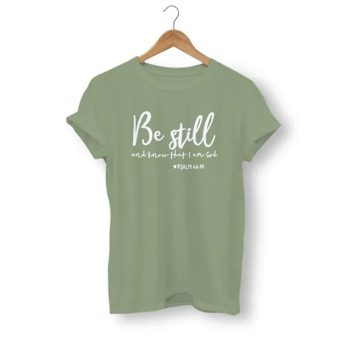 Necklaces Lords Guidance Christian TShirt br Be Still And Know That I Am God
