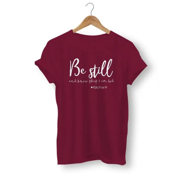 Necklaces Lords Guidance Christian TShirt br Be Still And Know That I Am God