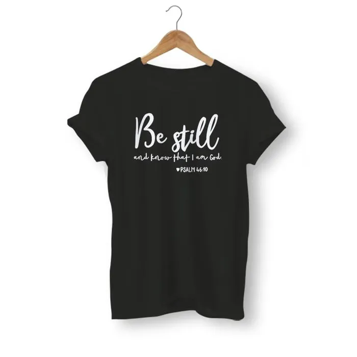Necklaces Lords Guidance Christian TShirt br Be Still And Know That I Am God