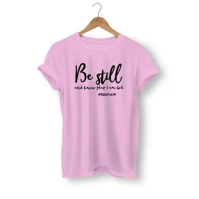 Necklaces Lords Guidance Christian TShirt br Be Still And Know That I Am God