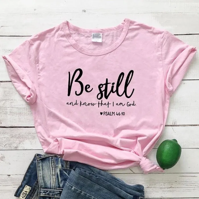 Necklaces Lords Guidance Christian TShirt br Be Still And Know That I Am God