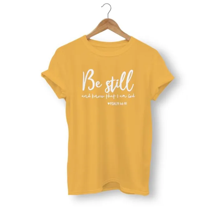 Necklaces Lords Guidance Christian TShirt br Be Still And Know That I Am God