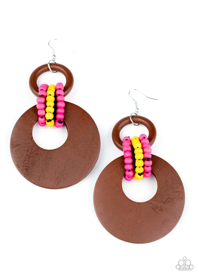 Necklaces Paparazzi Accessories Beach Day Drama Multi