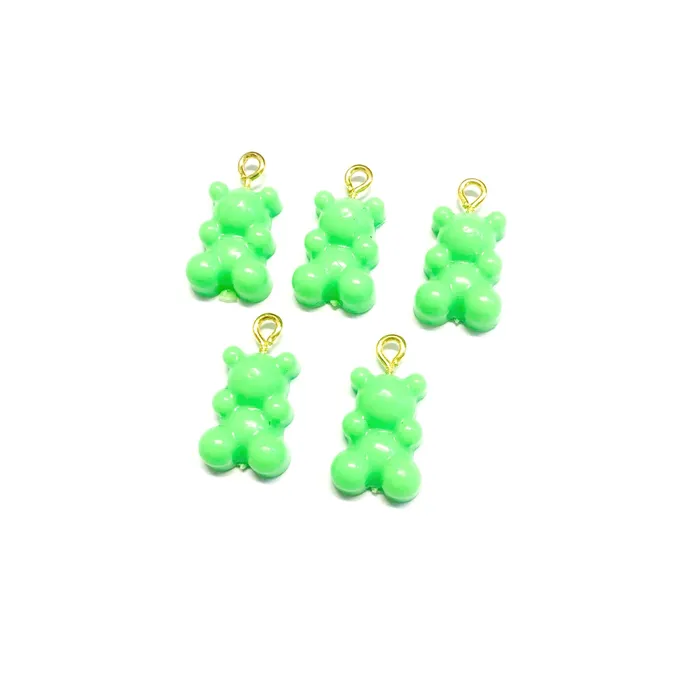 Necklaces Peppy Beads 5 pcs in a pack Jelly Bear Charms Gummy Bear Resin With Loop Jelly Bear Shaped Resin Charms 12x22mm Necklaces Peppy Beads 5 pcs in a pack Jelly Bear Charms Gummy Bear Resin With Loop Jelly Bear Shaped Resin Charms 12x22mm