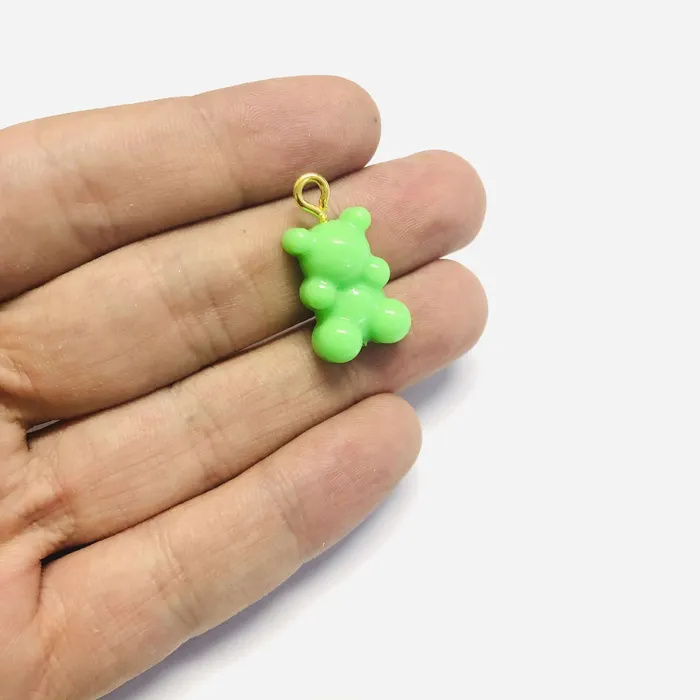 Necklaces Peppy Beads 5 pcs in a pack Jelly Bear Charms Gummy Bear Resin With Loop Jelly Bear Shaped Resin Charms 12x22mm Necklaces Peppy Beads 5 pcs in a pack Jelly Bear Charms Gummy Bear Resin With Loop Jelly Bear Shaped Resin Charms 12x22mm