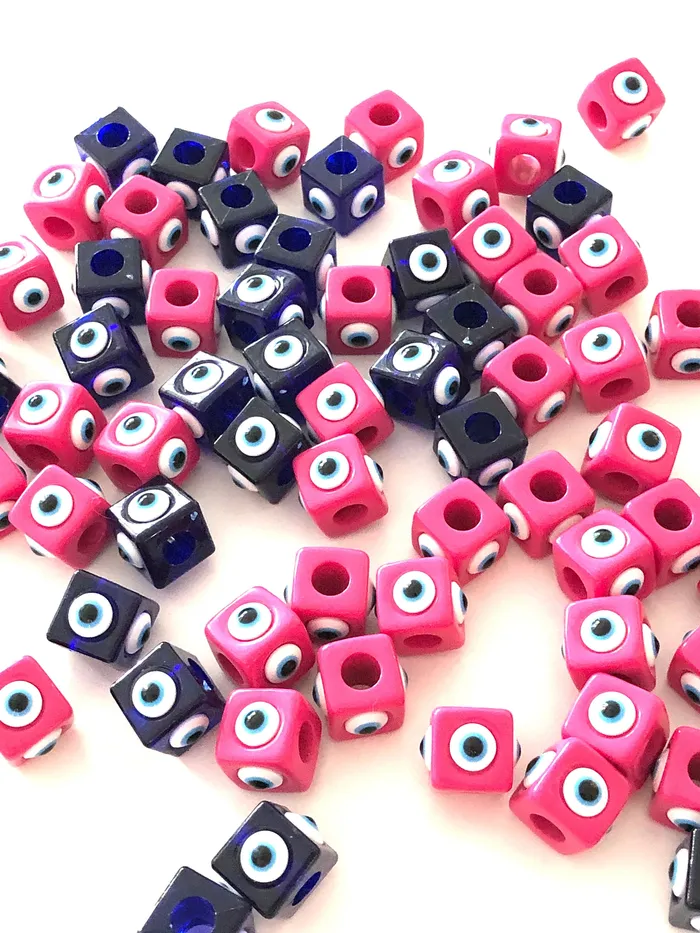 Necklaces Peppy Beads Large Hole Evil Eye Resin Beads 15mm Beads 7mm Hole 5 Beads in a Pack Necklaces Peppy Beads Large Hole Evil Eye Resin Beads 15mm Beads 7mm Hole 5 Beads in a Pack
