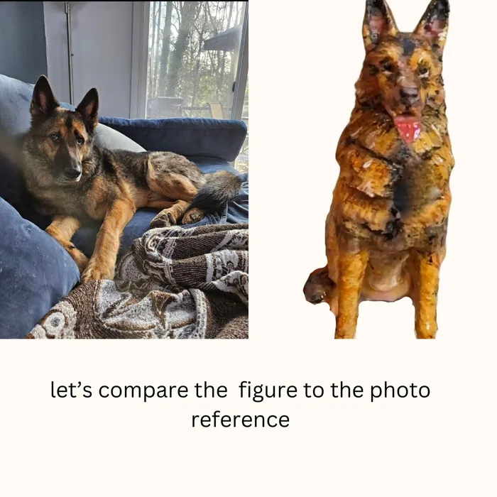 Necklaces Portraits by NC German Shepherd Dog Statue Miniature Dog Custom Made Pet Statue Necklaces Portraits by NC German Shepherd Dog Statue Miniature Dog Custom Made Pet Statue