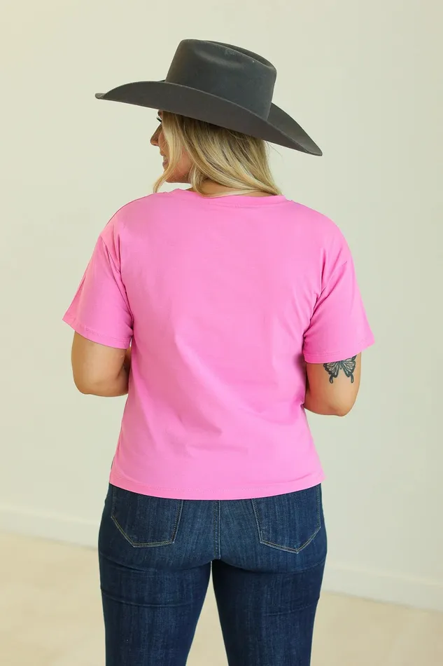 Necklaces SOUTHERN GRACE WHOLESALE CUPID AIM FOR A COWBOY VHEM TOP PINK