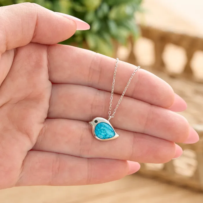 Necklaces Sterling Silver Sand Birdie Necklace Chadds Ford Jewelry