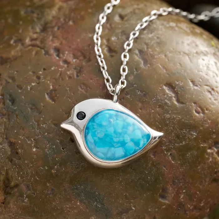 Necklaces Sterling Silver Sand Birdie Necklace Chadds Ford Jewelry