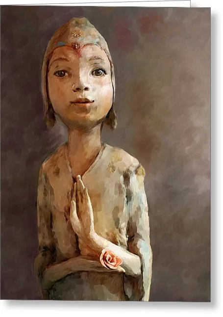 Necklaces Zen Be With You Greeting Card Pixels